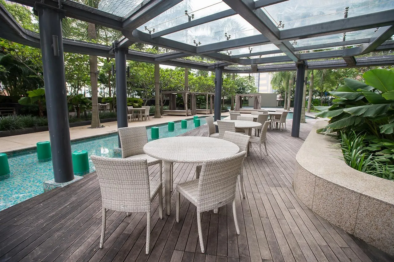 #332 Big Balcony With Stunning Twin Tower View ! Hotel Kuala Lumpur Apartamento