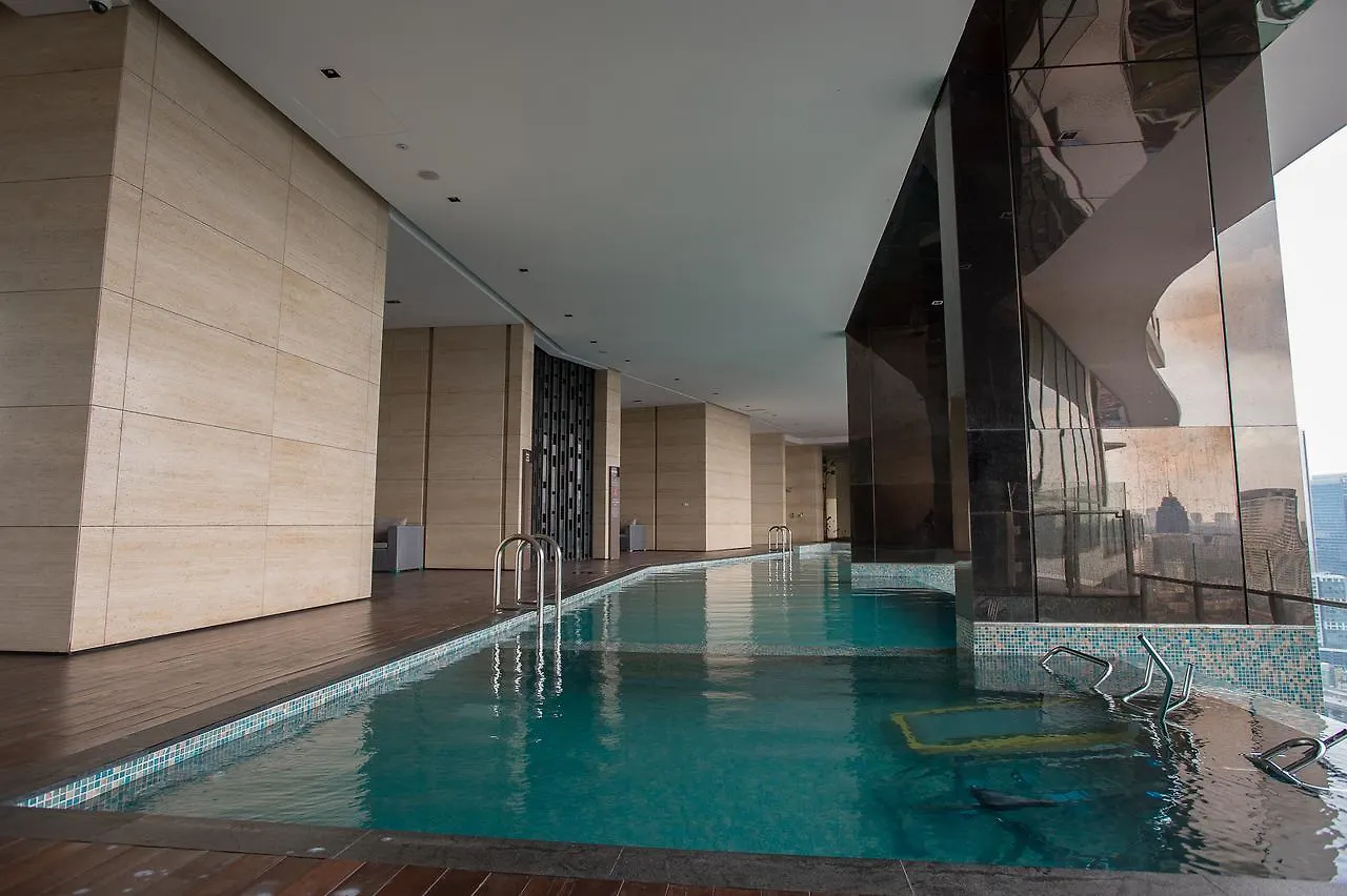 #332 Big Balcony With Stunning Twin Tower View ! 호텔 쿠알라룸푸르 아파트